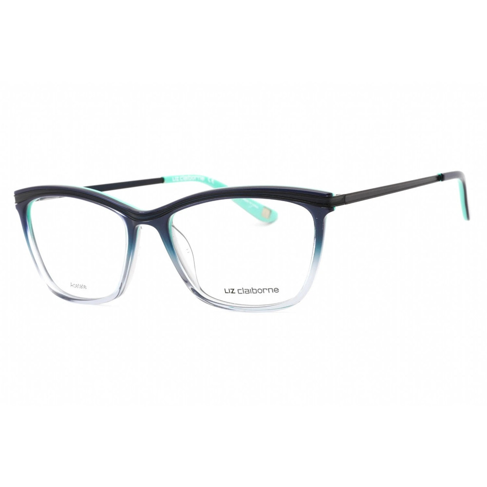 NWT Liz Claiborne L638-0PID Blue Grey 51mm Eyeglasses